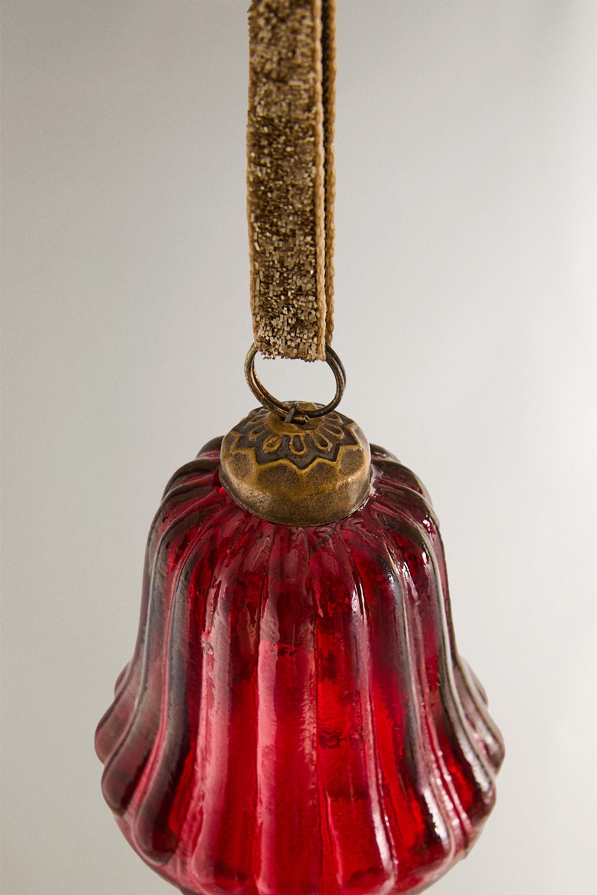 LOT DE DÉCORATIONS POUR SAPIN CLOCHES (LOT DE 3)